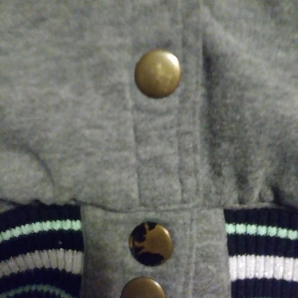 Justice girls hoodie, Gray with glitter size: 8/10 - Picture 7 of 8